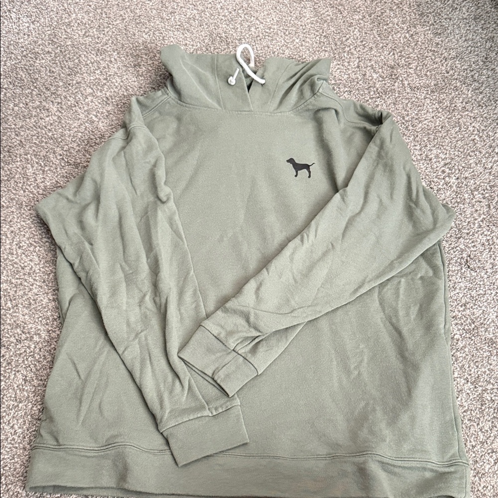 VS Pink Olive Green Hoodie